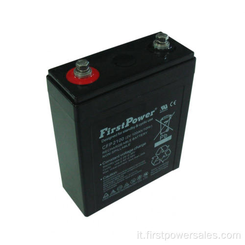 Reserve motoren Batteria 2V100Ah Batteria di emergenza